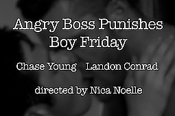 Chase Young, Landon Conrad in Office Affairs: Angry Boss Punishes Boy Friday by Rock Candy Films
